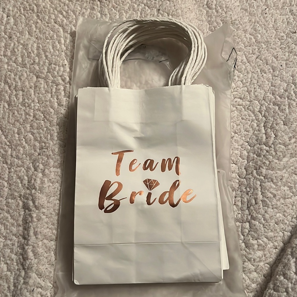 12 Team Bride Bags